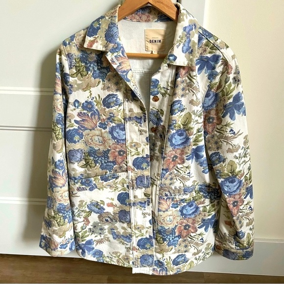 🇫🇷 Rare Sézane Will Jacket Floral - Picture 5 of 9